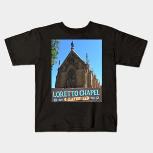 Loretto Chapel 1873 Santa Fe New Mexico Kids T-Shirt